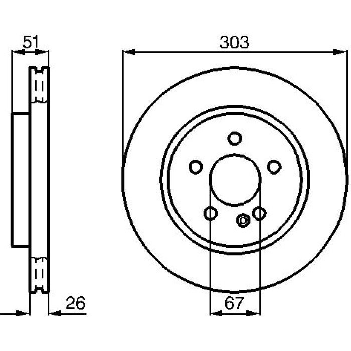 BOSCH 0 986 478 468 Bremsscheibe BOSCH 0 986 478 468 Bremsscheibe