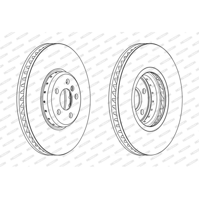 Ferodo DDF2625RVC-1 Bremsscheibe PREMIER Ferodo DDF2625RVC-1 Bremsscheibe PREMIER