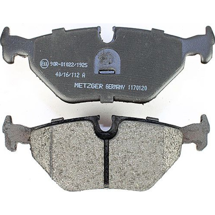Metzger 1170120 Bremsbelagsatz, Scheibenbremse