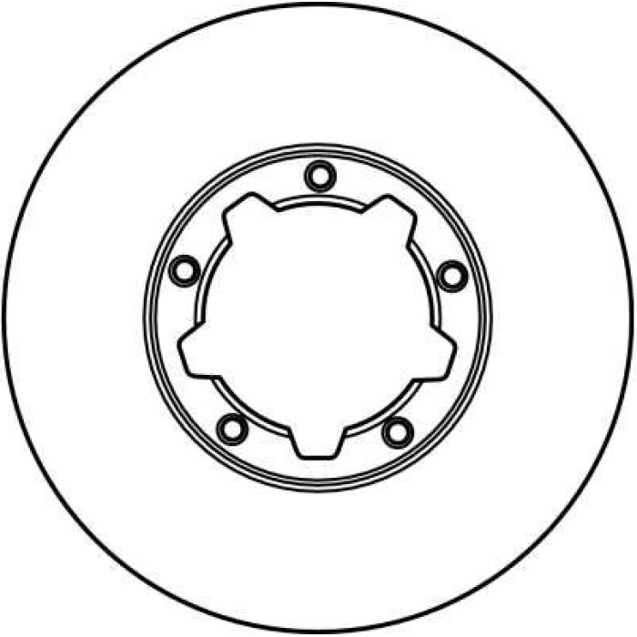 TRW DF2001 Bremsscheibe