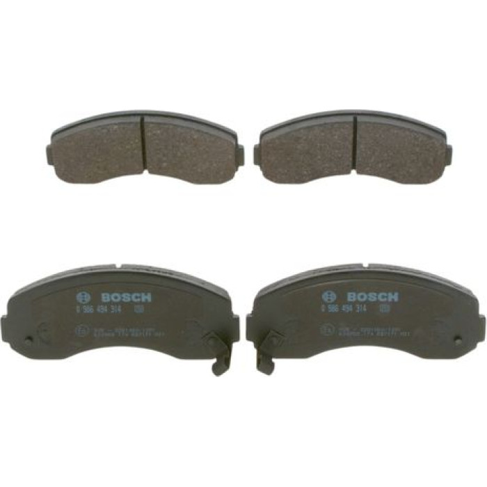 BOSCH 0 986 494 314 Bremsbelagsatz, Scheibenbremse BOSCH 0 986 494 314 Bremsbelagsatz, Scheibenbremse