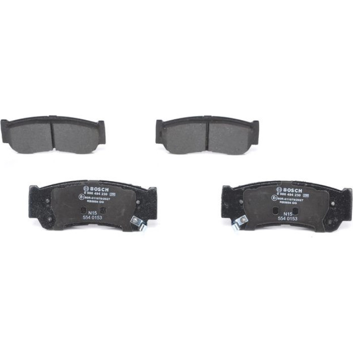 BOSCH 0 986 494 230 Bremsbelagsatz, Scheibenbremse