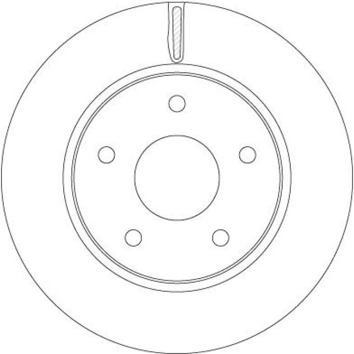 TRW DF6415 Bremsscheibe TRW DF6415 Bremsscheibe