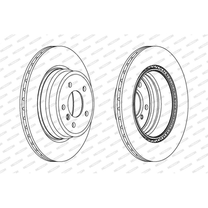 Ferodo DDF1812C-1 Bremsscheibe PREMIER Coat+ disc