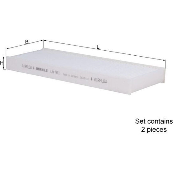 Knecht LA 921/S Filter, Innenraumluft Knecht LA 921/S Filter, Innenraumluft