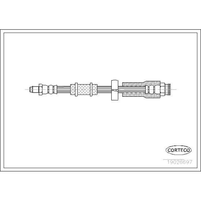 Corteco 19026697 Bremsschlauch