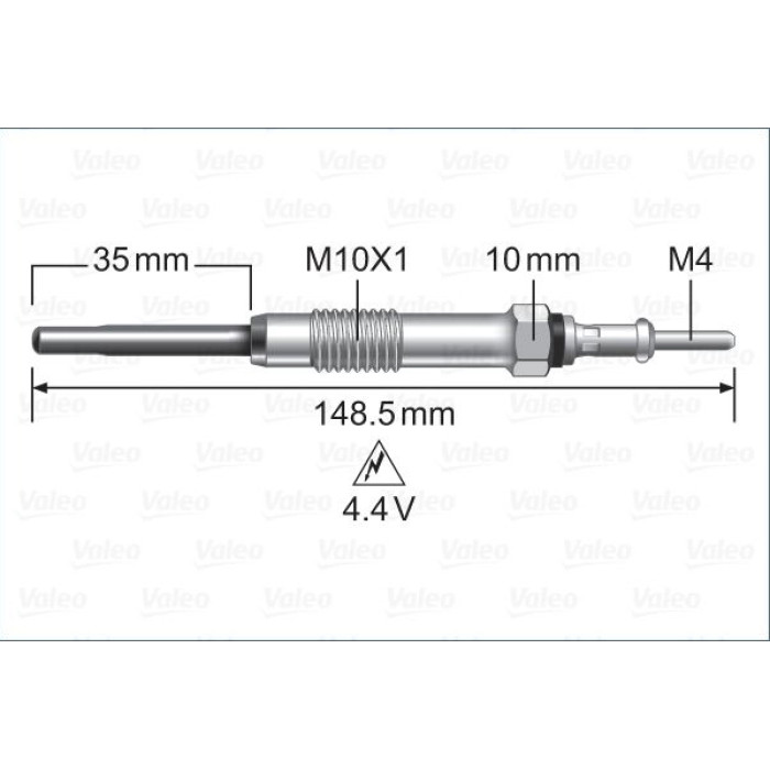 Valeo 345225 Glühkerze Valeo 345225 Glühkerze