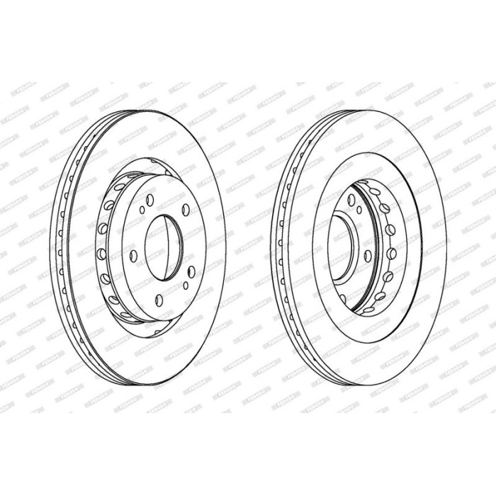 Ferodo DDF1642C Bremsscheibe PREMIER Coat+ disc
