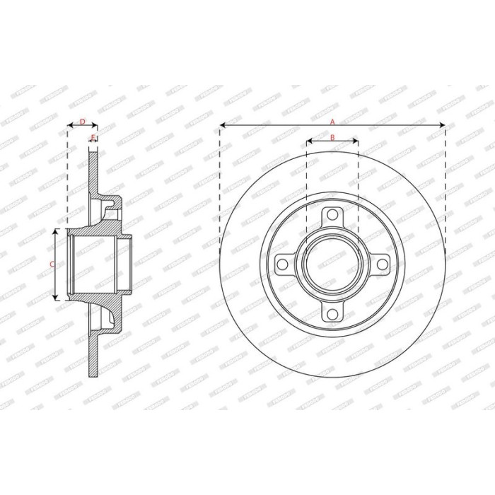 Ferodo DDF2929-1 Bremsscheibe PREMIER Ferodo DDF2929-1 Bremsscheibe PREMIER