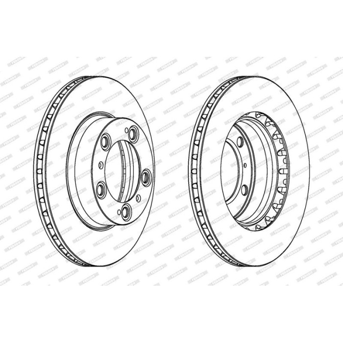 Ferodo DDF1293C-1 Bremsscheibe PREMIER Coat+ disc Ferodo DDF1293C-1 Bremsscheibe PREMIER Coat+ disc