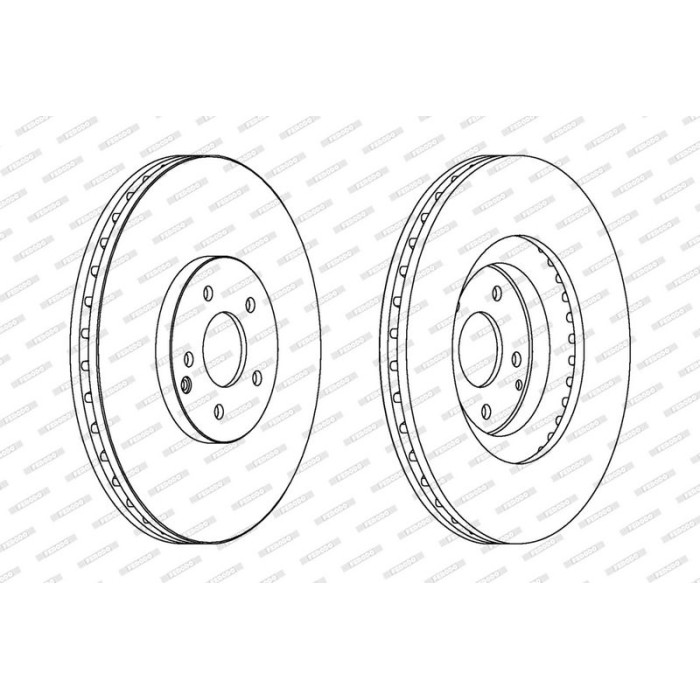 Ferodo DDF1585C-1 Bremsscheibe PREMIER Coat+ disc Ferodo DDF1585C-1 Bremsscheibe PREMIER Coat+ disc