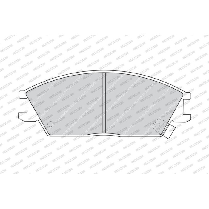 Ferodo FDB435 Bremsbelagsatz, Scheibenbremse PREMIER ECO FRICTION Ferodo FDB435 Bremsbelagsatz, Scheibenbremse PREMIER ECO FRICTION