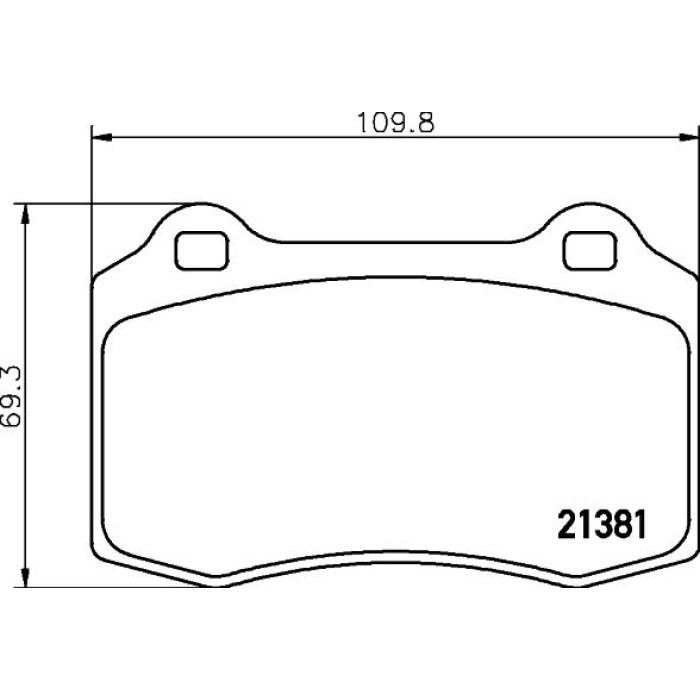 Hella Pagid 8DB 355 012-981 Bremsbelagsatz, Scheibenbremse Hella Pagid 8DB 355 012-981 Bremsbelagsatz, Scheibenbremse