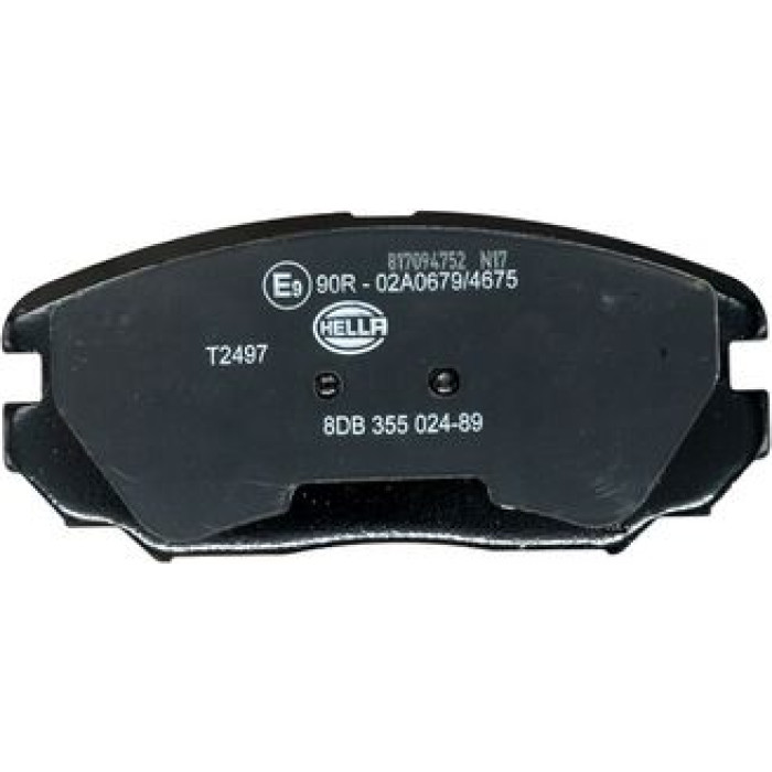 Hella 8DB 355 024-891 Bremsbelagsatz, Scheibenbremse