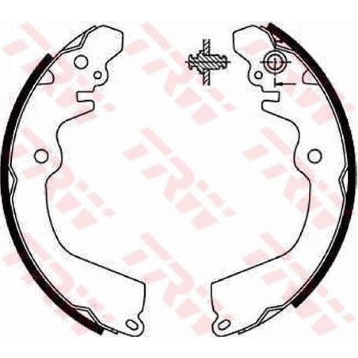 TRW GS8666 Bremsbackensatz TRW GS8666 Bremsbackensatz