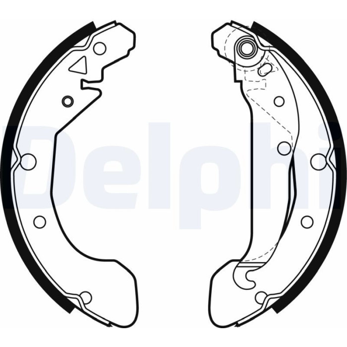 Delphi LS2004 Bremsbackensatz