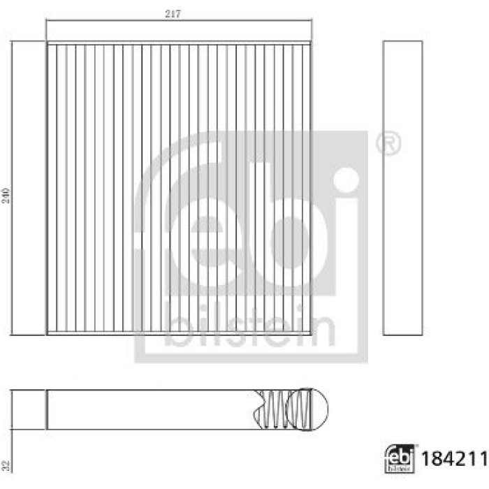 FEBI BILSTEIN 184211 Innenraumfilter