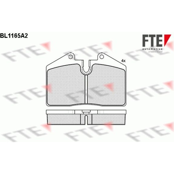 FTE 9010044 Bremsbelagsatz, Scheibenbremse FTE 9010044 Bremsbelagsatz, Scheibenbremse