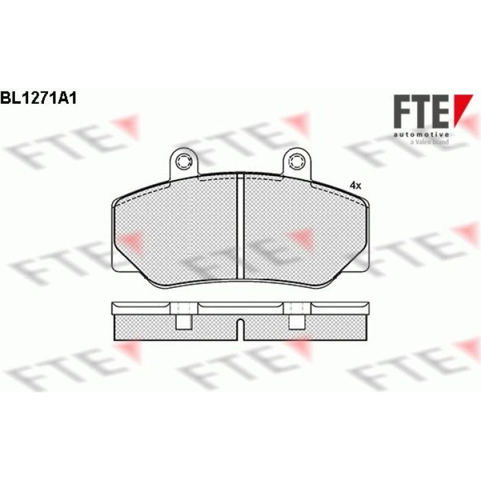 FTE 9010084 Bremsbelagsatz, Scheibenbremse FTE 9010084 Bremsbelagsatz, Scheibenbremse