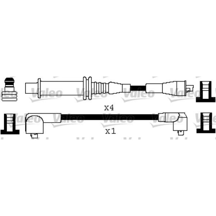 Valeo 346357 Zündleitungssatz Valeo 346357 Zündleitungssatz