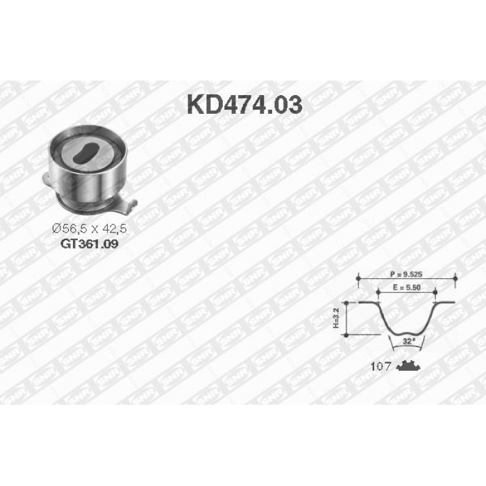 Zahnriemensatz KD474.03 Zahnriemensatz KD474.03