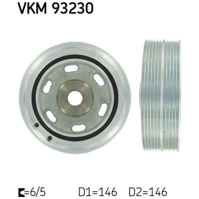 SKF VKM 93230 Riemenscheibe, Kurbelwelle
