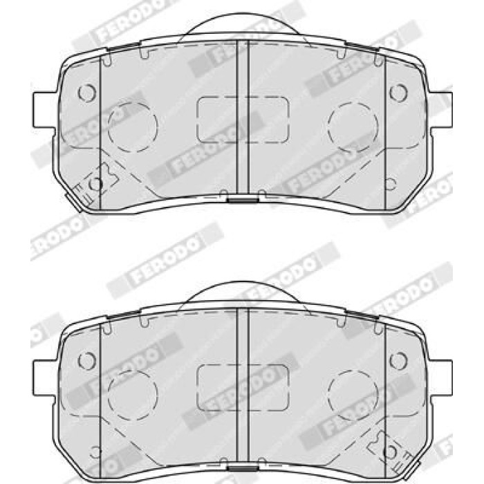 Ferodo FDB4114 Bremsbelagsatz, Scheibenbremse PREMIER ECO FRICTION Ferodo FDB4114 Bremsbelagsatz, Scheibenbremse PREMIER ECO FRICTION