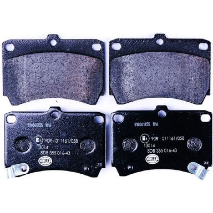 Hella 8DB 355 016-431 Bremsbelagsatz, Scheibenbremse Hella 8DB 355 016-431 Bremsbelagsatz, Scheibenbremse
