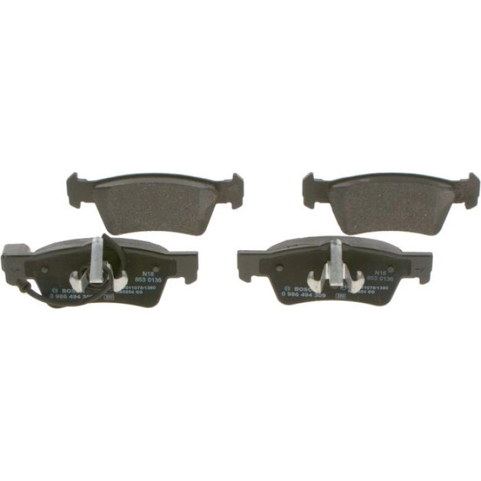 BOSCH 0 986 494 309 Bremsbelagsatz, Scheibenbremse BOSCH 0 986 494 309 Bremsbelagsatz, Scheibenbremse