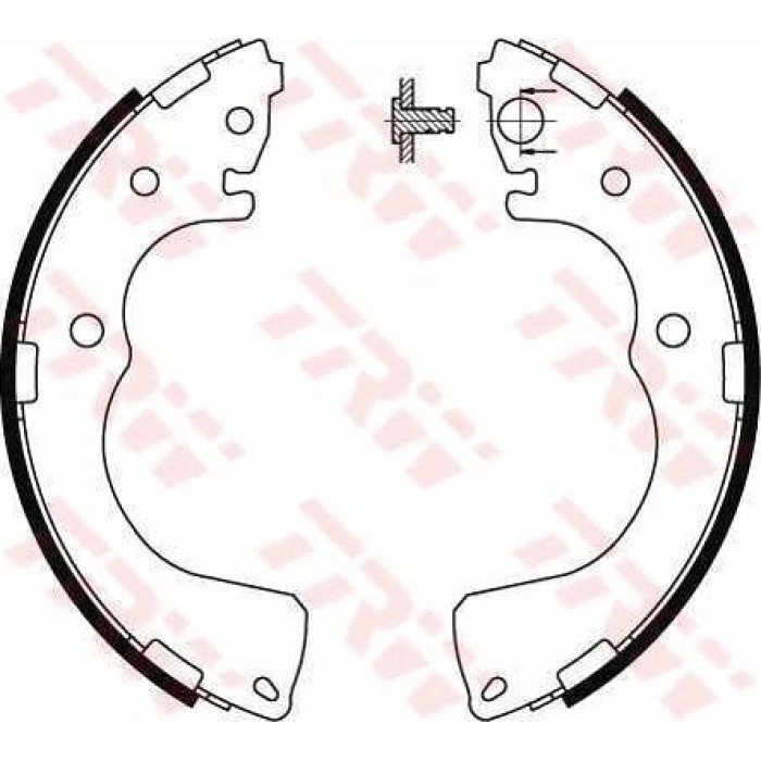 TRW GS8435 Bremsbackensatz