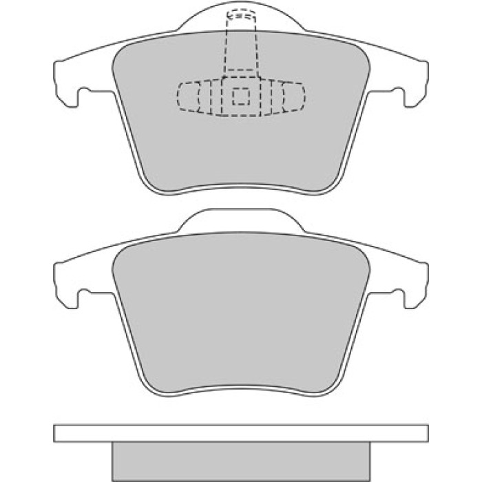 Metzger 1170142 Bremsbelagsatz, Scheibenbremse Metzger 1170142 Bremsbelagsatz, Scheibenbremse