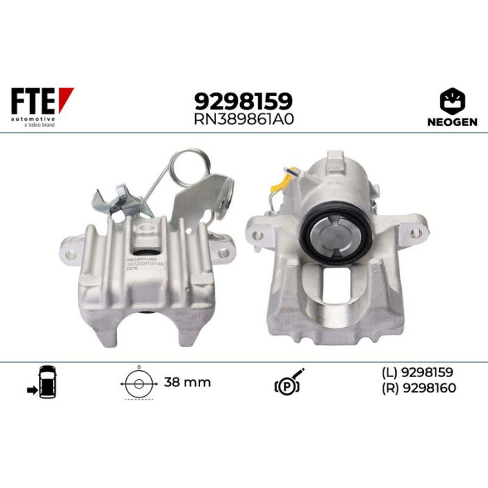 FTE 9298159 Bremssattel NEOGEN FTE 9298159 Bremssattel NEOGEN