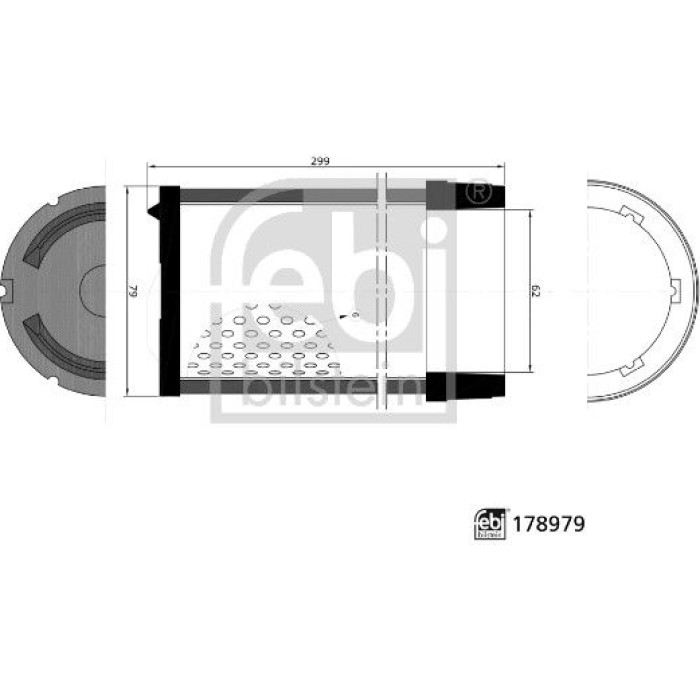 febi bilstein 178979 Luftfilter febi bilstein 178979 Luftfilter