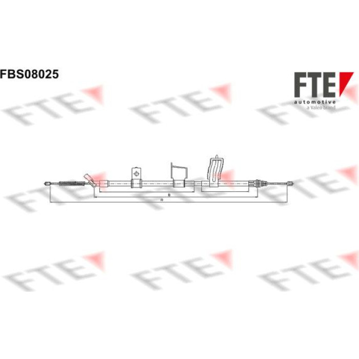 FTE 9250231 Seilzug, Feststellbremse