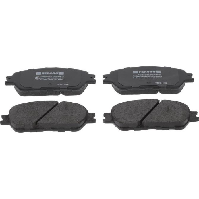 Ferodo FDB5232 Bremsbelagsatz, Scheibenbremse PREMIER ECO FRICTION Ferodo FDB5232 Bremsbelagsatz, Scheibenbremse PREMIER ECO FRICTION