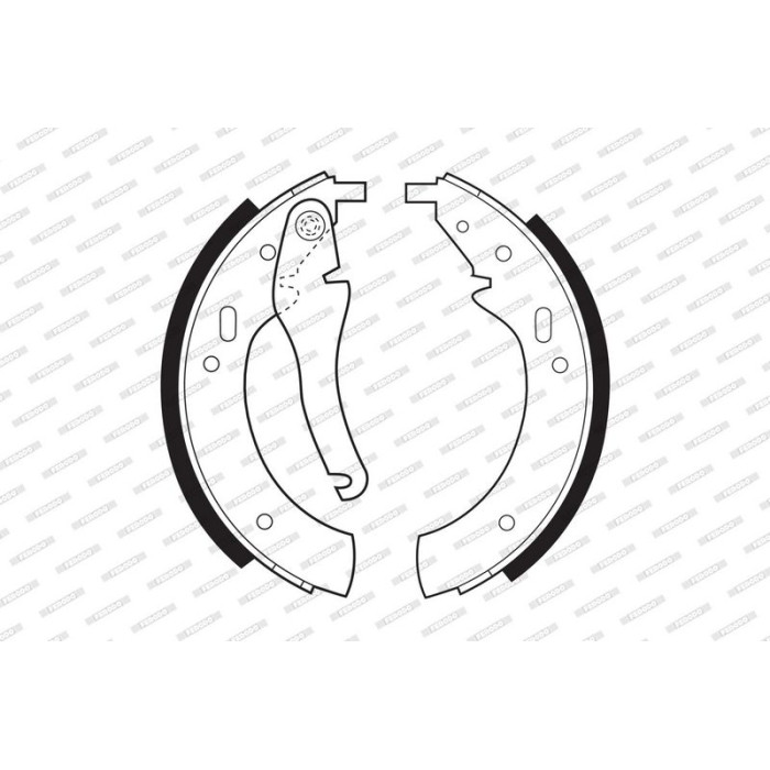 Ferodo FSB97 Bremsbackensatz PREMIER Ferodo FSB97 Bremsbackensatz PREMIER