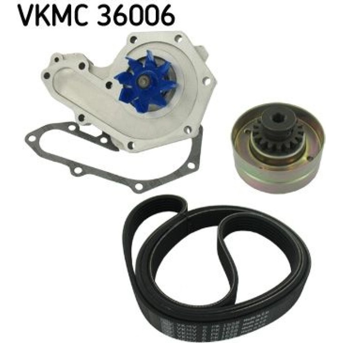 SKF VKMC 36006 Wasserpumpe + Keilrippenriemensatz SKF VKMC 36006 Wasserpumpe + Keilrippenriemensatz