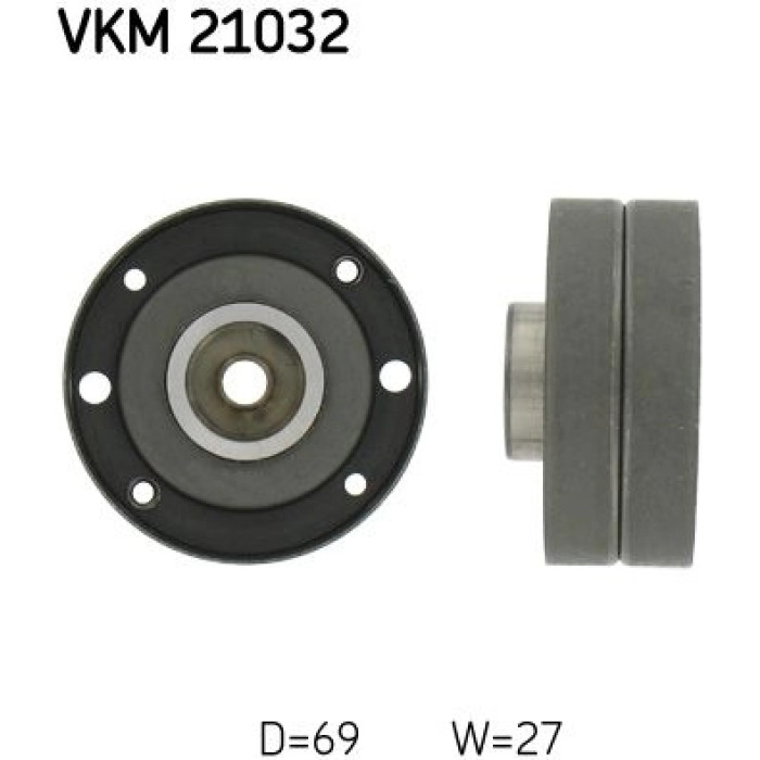 Umlenk-/Führungsrolle, Zahnriemen VKM 21032 Umlenk-/Führungsrolle, Zahnriemen VKM 21032