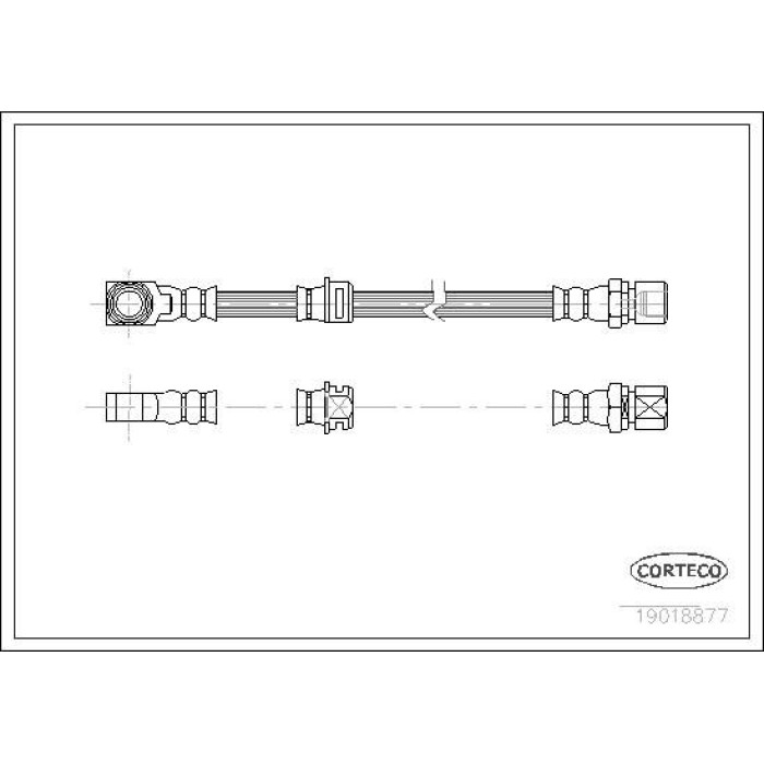 Corteco 19018877 Bremsschlauch