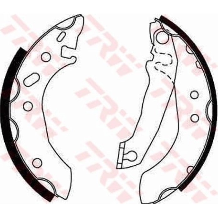 TRW GS6253 Bremsbackensatz TRW GS6253 Bremsbackensatz