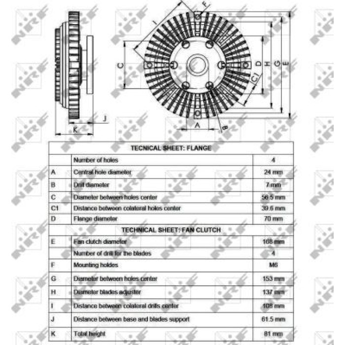 NRF 49546 Kupplung, Kühlerlüfter
