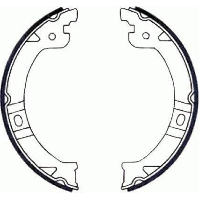 Textar 91069600 Bremsbackensatz, Feststellbremse