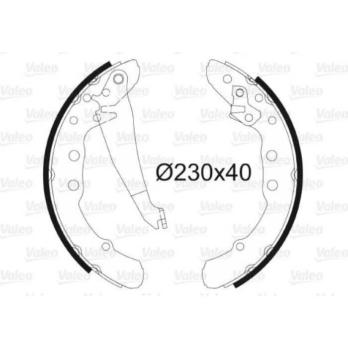 Bremsbackensatz 562081 Bremsbackensatz 562081