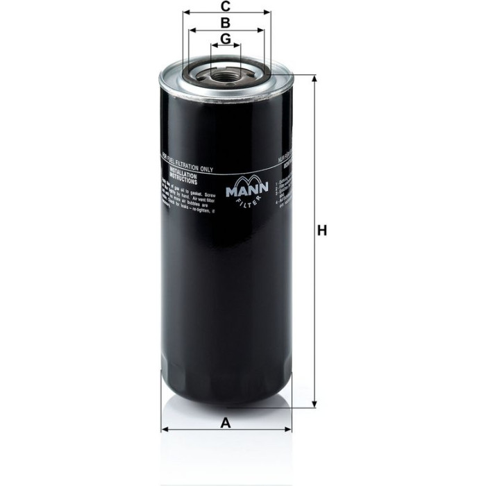 Mann-Filter WK 11 102/5 Kraftstofffilter Mann-Filter WK 11 102/5 Kraftstofffilter