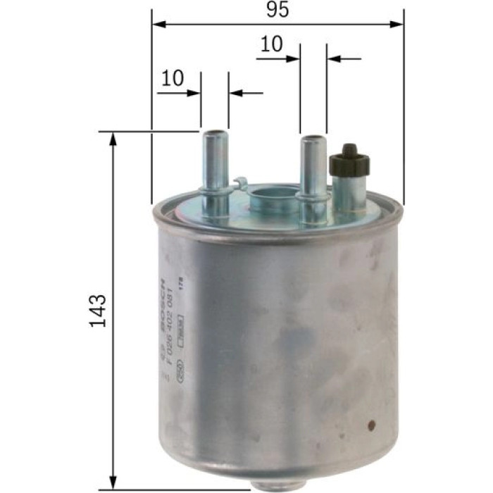 BOSCH F 026 402 081 Kraftstofffilter