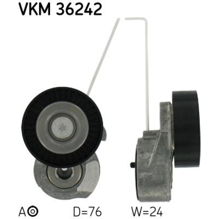 SKF VKM 36242 Spannrolle, Keilrippenriemen SKF VKM 36242 Spannrolle, Keilrippenriemen