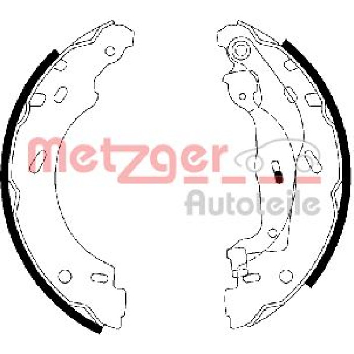 Metzger MG 112 Bremsbackensatz