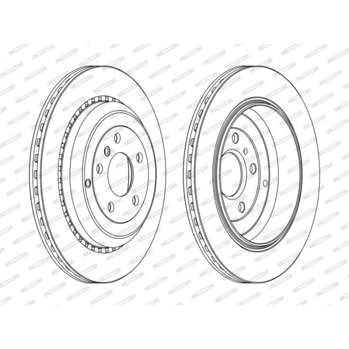 Ferodo DDF1531C Bremsscheibe PREMIER High Carbon Ferodo DDF1531C Bremsscheibe PREMIER High Carbon