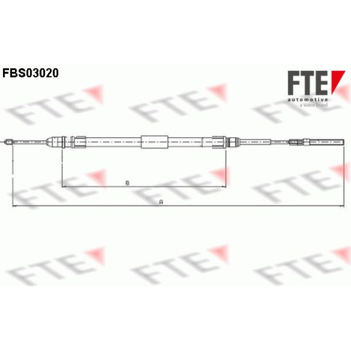 FTE 9250109 Seilzug, Feststellbremse
