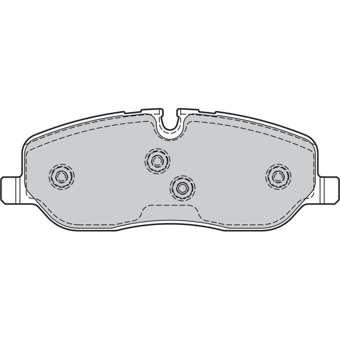 Valeo 598741 Bremsbelagsatz, Scheibenbremse